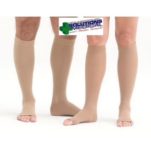 THERAFIRM CLASS 2 KNEE HIGH OPEN TOE THERAPEUTIC GRADIENT COMPRESSION